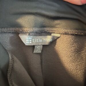 Title nine fleece lined leggings